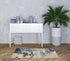 2' X 4' Ivory And Teal Blue Abstract Power Loom Non Skid Area Rug